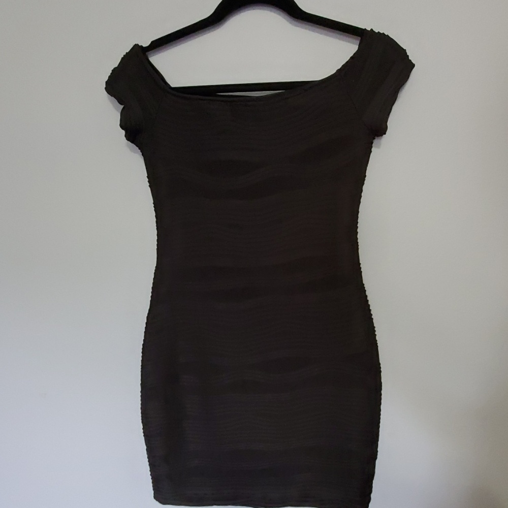 Mini black dress
